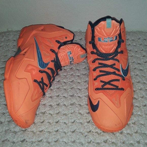 lebron 11 atomic orange